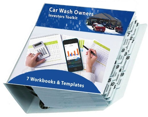 Car Wash Investor Toolkit Binder Graphic